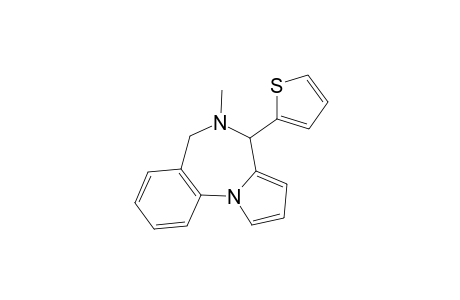 5-Methyl-4-(2-thienyl)-5,6-dihydro-4H-pyrrolo[1,2-a][1,4]benzodiazepine