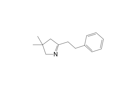 3,3-Dimethyl-5-phenethyl-3,4-dihydro-2H-pyrrole
