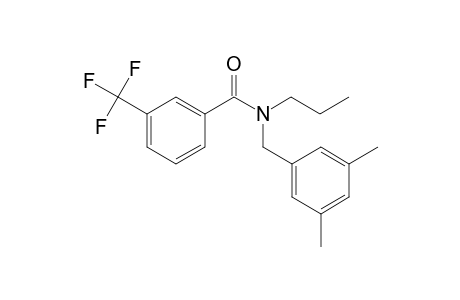 Benzamide, 3-trifluoromethyl-N-(3,5-dimethylbenzyl)-N-propyl-