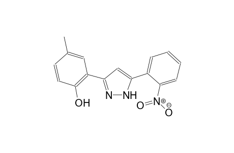 phenol, 4-methyl-2-[5-(2-nitrophenyl)-1H-pyrazol-3-yl]-