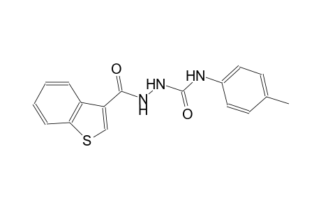 2-(1-benzothien-3-ylcarbonyl)-N-(4-methylphenyl)hydrazinecarboxamide