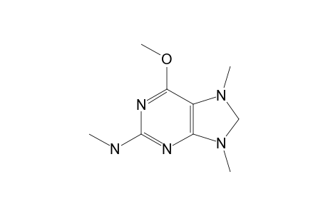 6-METHOXY-7,9-DIMETHYL-2-MATHYLAMINO-7,8-DIHYDROPURINE