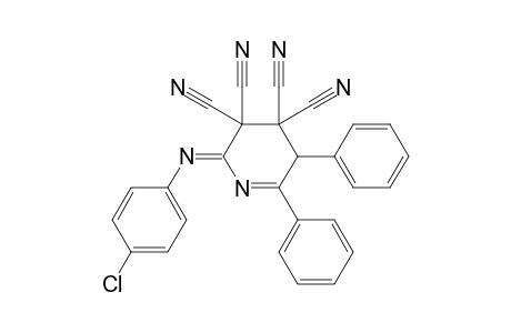 3,3,4,4-Tetracyano-5,6-diphenyl-2-(p-chlorophenylimino)-2,3,4,5-tetrahydropyridine