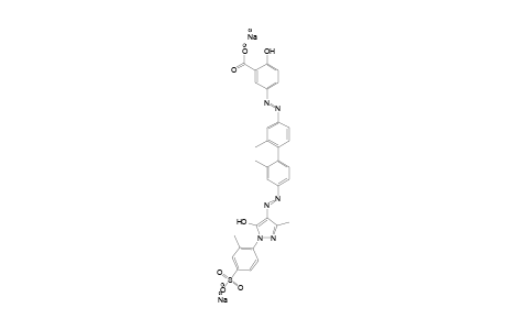 Salicylic acid[m-tolidine-]1-(2-methyl-4-sulfophenyl)-3-methyl-5-pyrazolon