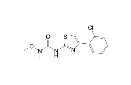 Urea, N'-[4-(2-chlorophenyl)-2-thiazolyl]-N-methoxy-N-methyl-