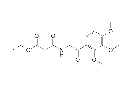 ethyl 3-oxo-3-[2'-oxo-2'-(2'',3'',4''-trimethoxyphenyl)ethylamino]propanoate