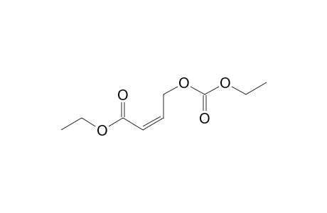 cis-ethyl 4-ethoxycarbonyloxybut-2-enoate