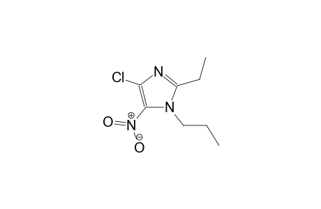 4-chloro-2-ethyl-5-nitro-1-propyl-1H-imidazole