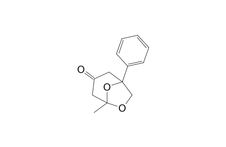 6,8-Dioxabicyclo[3.2.1]octan-3-one, 5-methyl-1-phenyl-