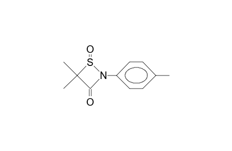 4,4-Dimethyl-2-(4-methyl-phenyl)-1,2-thiazetidin-3-one 1-oxide