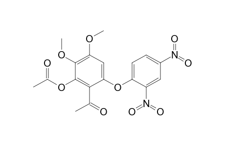 Ethanone, 1-[2-(acetyloxy)-6-(2,4-dinitrophenoxy)-3,4-dimethoxyphenyl]-