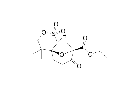 (4S,6S,8R)-2,2-Dimethyl-5,5,9-trioxo-4,12-dioxa-5lambda*6*-thia-tricyclo[6.3.1.0*1,6*]dodecane-8-carboxylic acid ethyl ester