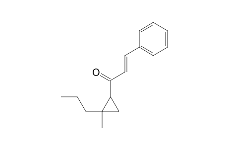 1-n-propyl-1-methyl-2-(2-phenylethenyl)carbonyl)cyclopropane