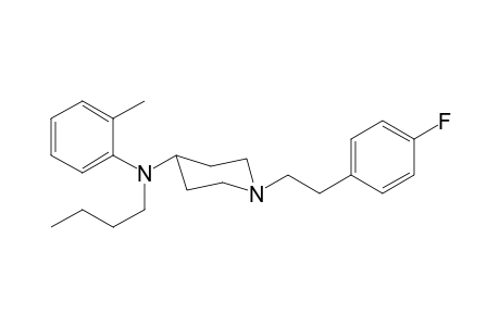N-Butyl-1-[2-(4-fluorophenyl)ethyl]-N-2-methylphenylpiperidin-4-amine