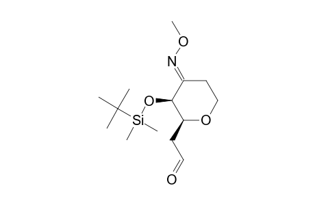 (2S,3S,E)-3-{[(t-Butyl)dimethylsilyl]oxy}-4-(methoxyimino)-tetrahydro-2H-pyran-2-acetaldehyde