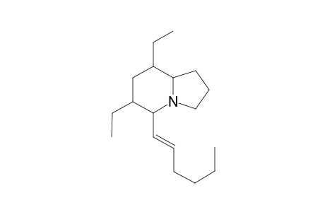 5-(Hexenyl)-6,8-diethylindolizidine