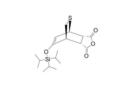 (1R*,4R*,5R*,6S*)-8-TRIISOPROPYLSILYLOXY-2-THIABICYCLO-[2.2.2]-OCT-7-ENE-5,6-DICARBOXYLIC-ACID-ANIHIDRIDE