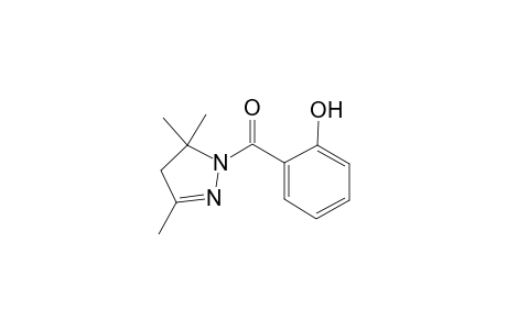 Methanone, 1-(2-hydroxyphenyl)-1-(3,5,5-trimethyl-2-pyrazolin-1-yl)-