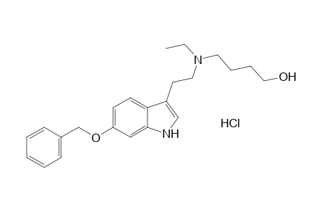 4-{{2-[5-(benzyloxy)indol-3-yl]ethyl}ethylamino}-1-butanol, hydrochloride