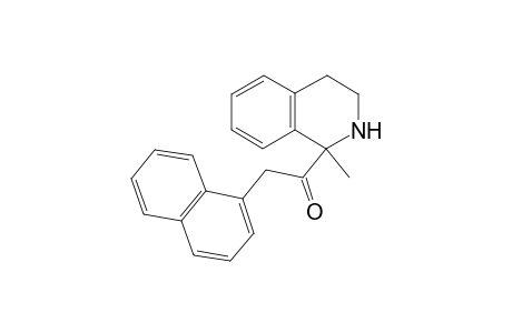 1-(1-Methyl-1,2,3,4-tetrahydroisoquinolin-1-yl)-2-(naphth-1-yl)ethanone