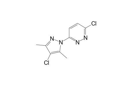 3-chloro-6-(4-chloro-3,5-dimethylpyrazol-1-yl)pyridazine