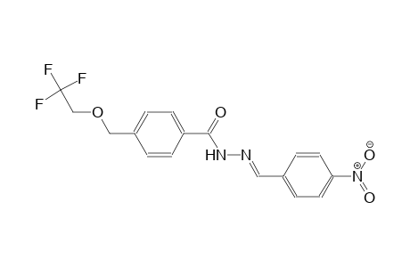 N'-[(E)-(4-nitrophenyl)methylidene]-4-[(2,2,2-trifluoroethoxy)methyl]benzohydrazide