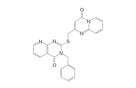 pyrido[2,3-d]pyrimidin-4(3H)-one, 2-[[(4-oxo-4H-pyrido[1,2-a]pyrimidin-2-yl)methyl]thio]-3-(phenylmethyl)-