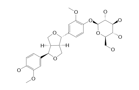 (+)-EPI-PINORESINOL-4-BETA-D-GLUCOPYRANOSIDE