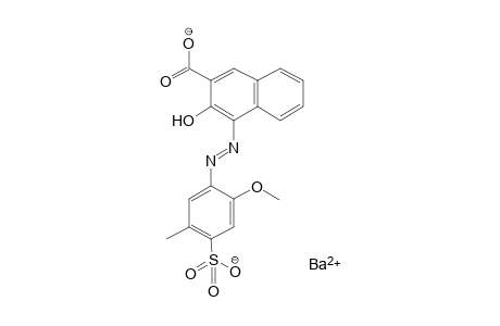 2-Methyl-5-methoxysulfanilic acid -> 2-hydroxynaphthoic arylide, ba-salt
