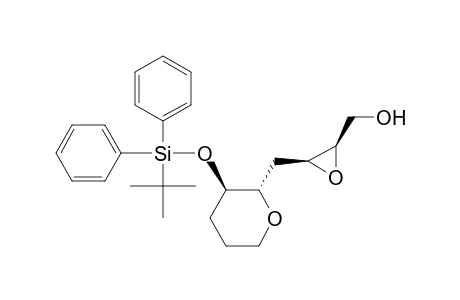 (2R,3S)-{3-[[(2S,3R)-3-(tert-Butyldiphenylsiloxy)tetrahydropyran-2-yl]methyl]oxiranyl}methanol
