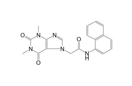1H-purine-7-acetamide, 2,3,6,7-tetrahydro-1,3-dimethyl-N-(1-naphthalenyl)-2,6-dioxo-
