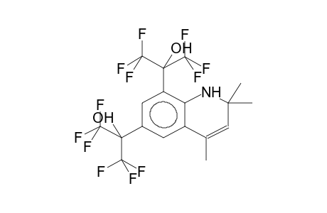 6,8-DI(2-HYDROXYHEXAFLUOROPROP-2-YL)-2,2,4-TRIMETHYL-1,2-DIHYDROQUINOLINE