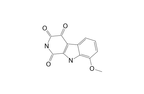 PICRASIDINE_V;8-METHOXY-1,2,3,4-TETRAHYDRO-1,3,4-TRIOXO-BETA-CARBOLINE