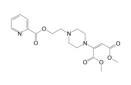 1-[(E)-1,2-(Dimethoxycarbonyl)ethen-1-yl]-4-[2-(picolinoyloxyl)eth-1-yl]piperazine