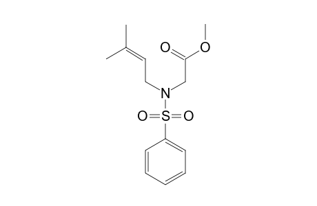 METHYL-(N-PHENYLSULFONYL-N-3-METHYLBUT-2-ENYLAMINO)-ETHANOATE