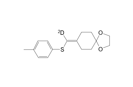 8-(Deuterio-p-tolylsulfanylmethylene}-1,4-dioxaspiro[4.5]decane