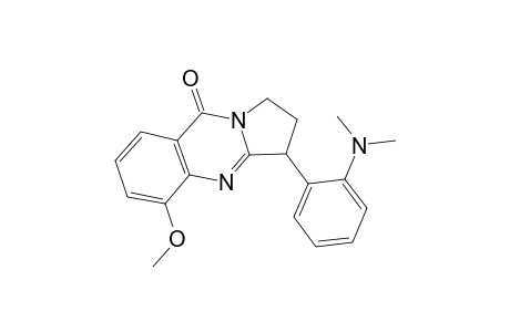 Pyrrolo[2,1-b]quinazolin-9(1H)-one, 3-[o-(dimethylamino)phenyl]-2,3-dihydro-5-methoxy-