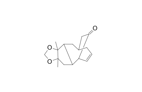 endo-4,5-dimethylmethylenedioxy-tricyclo[6.2.3.0]trideca-9-en-13-one