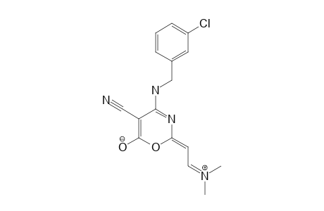 (E)-4-(META-CHLOROBENZYL)-AMINO-5-CYANO-2-(N,N-DIMETHYLIMMONIO)-ETHYLIDENE-6-OXIDO-1,3-OXAZINE