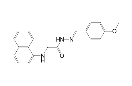 acetic acid, (1-naphthalenylamino)-, 2-[(E)-(4-methoxyphenyl)methylidene]hydrazide