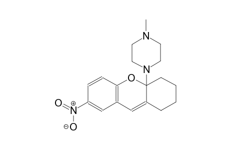 1-methyl-4-(7-nitro-1,2,3,4-tetrahydro-4aH-xanthen-4a-yl)piperazine