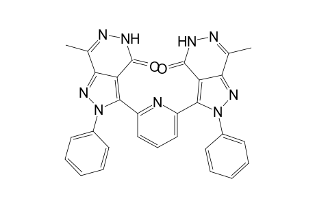 2,6-Bis(4,5-dihydro-7-methyl-4-oxo-2-phenyl-2H-pyrazolo[4,3-d]pyridazin-3-yl)pyridine