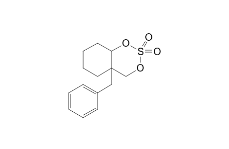 4a-(phenylmethyl)-4,5,6,7,8,8a-hexahydrobenzo[d][1,3,2]dioxathiin 2,2-dioxide