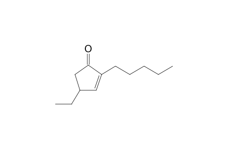 2-amyl-4-ethyl-cyclopent-2-en-1-one