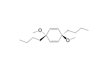 trans-3,6-Dibutyl-3,6-dimethoxycyclohexa-1,4-diene