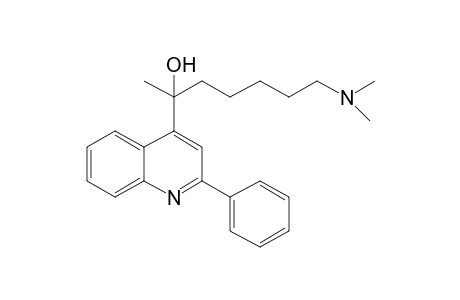 7-(Dimethylamino)-2-(2-phenyl-4-quinolinyl)-2-heptanol