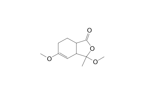 3,endo-9-Dimethoxy-9-methyl-8-oxabicyclo[4.3.0] non-2-ene-7-one