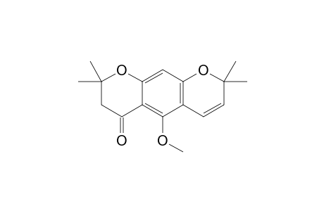 5-Methoxy-2,2,8,8-tetramethyl-2,3-dihydro-8H-pyrano[3,2-g]chromen-4-one