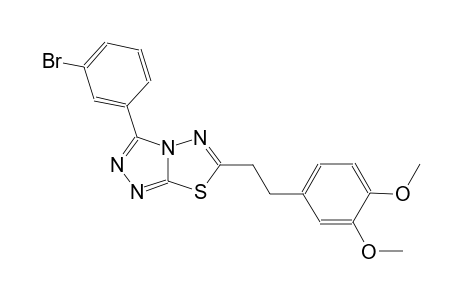 [1,2,4]triazolo[3,4-b][1,3,4]thiadiazole, 3-(3-bromophenyl)-6-[2-(3,4-dimethoxyphenyl)ethyl]-