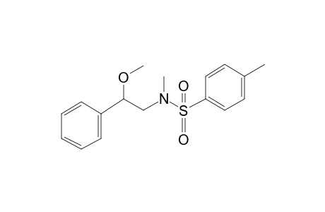 N-(2-Hydroxy-2-phenyl-ethyl)-4-methyl-benzenesulfonamide, N,o-dimethyl-